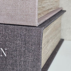 CloseUp van Opbergboek Koffietafel Less is More