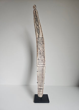 Ornament zwaardvis op voet naturel hoogte 47 cm