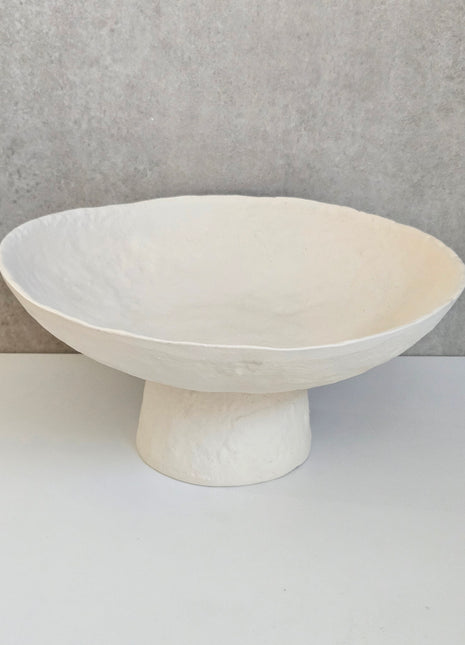 Schaal Ota crème keramiek Light & Living met ronde vorm 