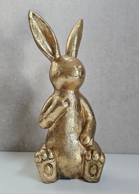Ornament Chilandy goud met sculptuur vorm hoogte 26 cm