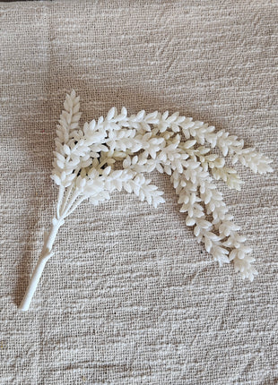 Kunstplant erwtenplant crème met hangende bladeren