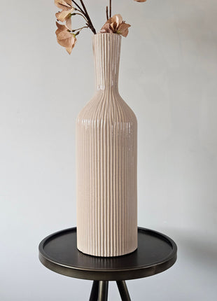 Aardewerk Vaas Conic M Beige