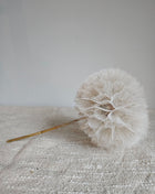 Kunstbloem dandelion paardenbloem wit met pluizige vorm Ø 11xoogte 35 cm