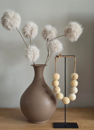 Halsvaas Taupe Bruin Faris - 35cm