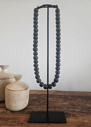 Kralenketting Antique Zwart