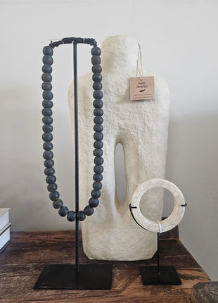 Kralenketting Antique Zwart