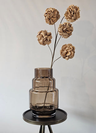 Kunstbloem Pompom Goud Bruin