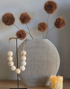 Kunsttak Fluffy Balls Brown - 70cm