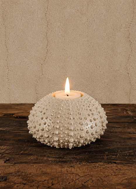 Light & Living Waxinelichthouder Sea Urchin Crème M