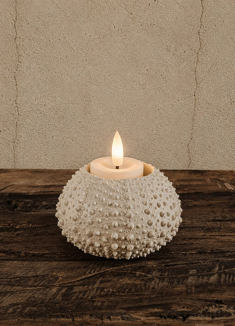 Light & Living Waxinelichthouder Sea Urchin Crème S