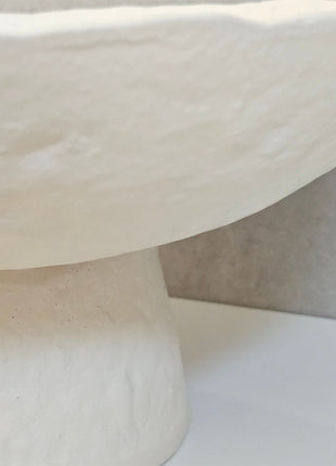 Close-Up Schaal Ota crème keramiek Light & Living met ronde vorm