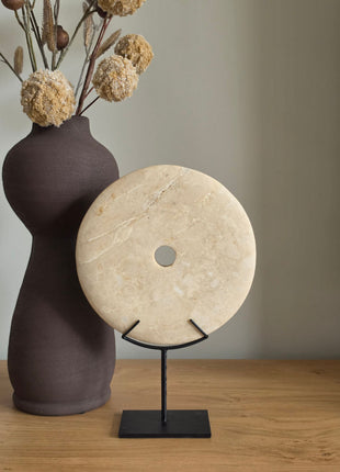 Marmeren Ornament Nature Op Standaard - S
