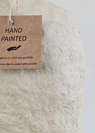 Papier Maché Vaas Naturel
