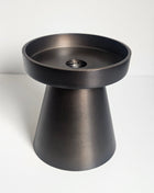 Kandelaar Viedma S brons aluminium met ronde vorm hoogte 13 x Ø 12 cm