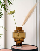 Vase The World Vaas Kasai M Cognac