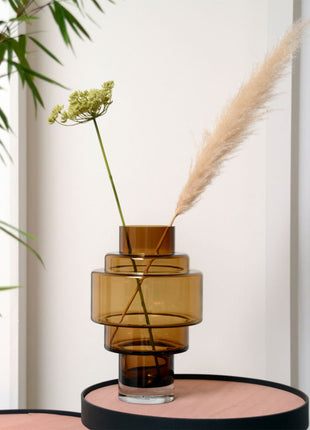 Vase The World Vaas Kasai M Cognac