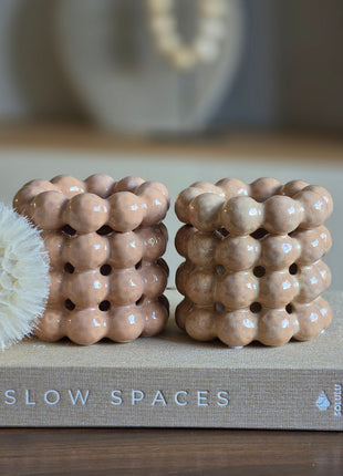 Waxinelichthouder Ortis Beige - S