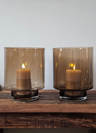 Windlicht Dune Taupe M