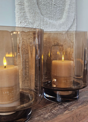 Windlicht Dune Taupe M