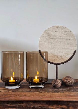 Windlicht Dune Taupe S